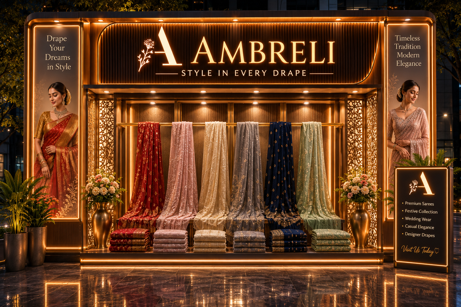 Ambreli premium scarves, stoles and dupattas